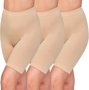 Women's Slip Shorts for Under Dresses Anti Chafing High Waisted Seamless Smooth Safety Shorts