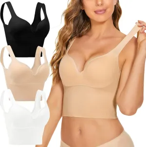 Womens Straps High Impact Sports Bras for Women Large Bust Sports Bra Full Support Training Sporty Supportive Running