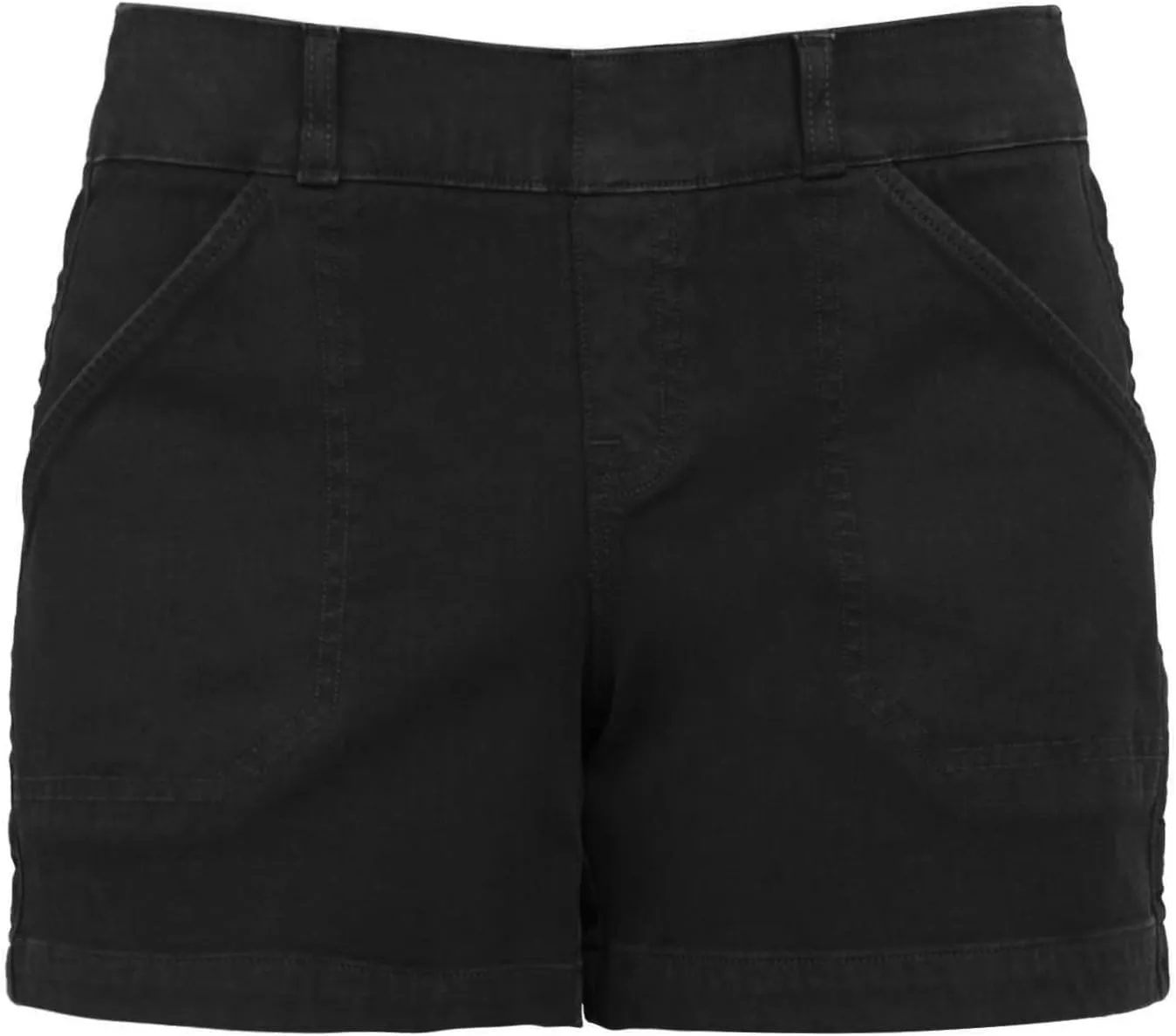 Women's Stretch Twill Shorts High Waist Stretch Baggy Summer Casual Cargo Shorts with Pockets Lightweight Relaxed Fit Pants