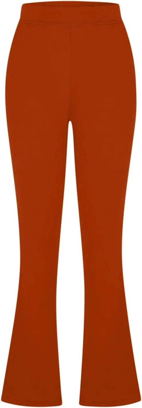 Women's Yoga Dress Pants Bootcut Work Slacks Stretch Office Pants Straight Leg Trouser Stretchy Office Casual Pants
