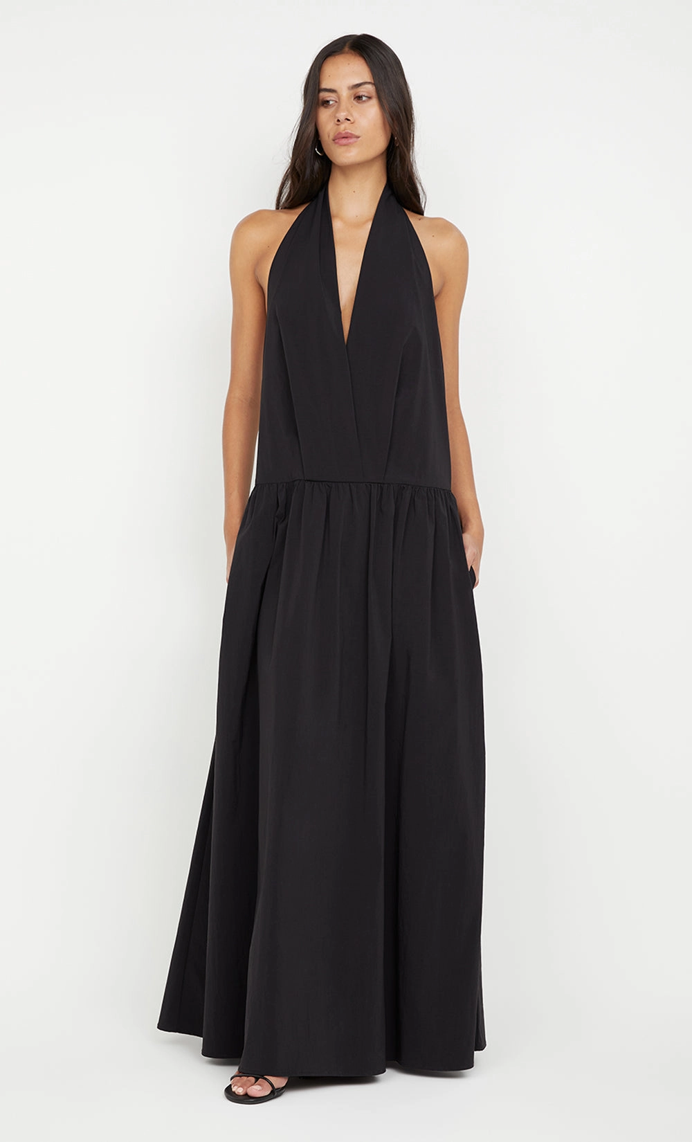 Open Back DANTE MAXI DRESS - BLACK