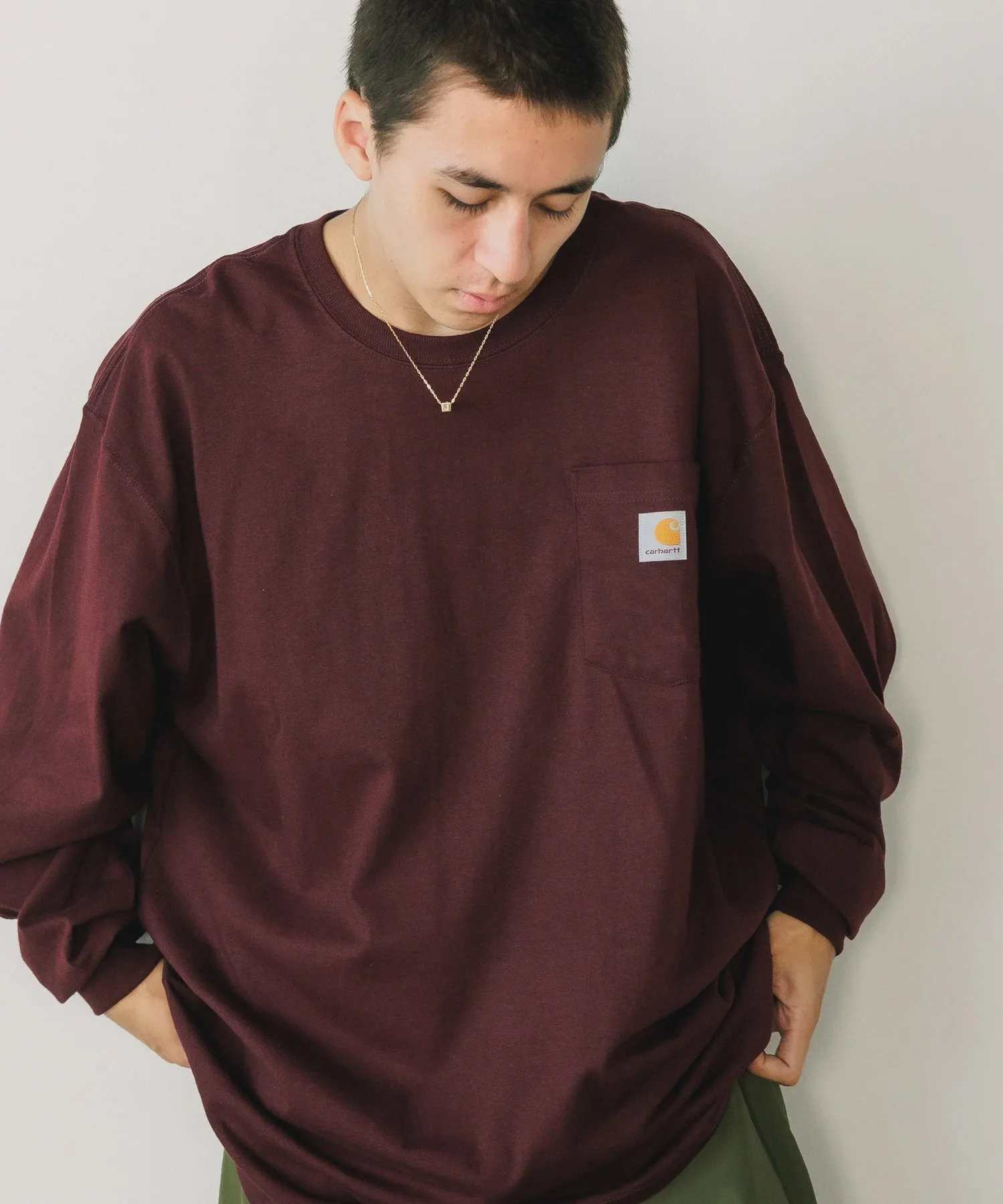 WORKER POCKET LS T-SHIRTS （K126）