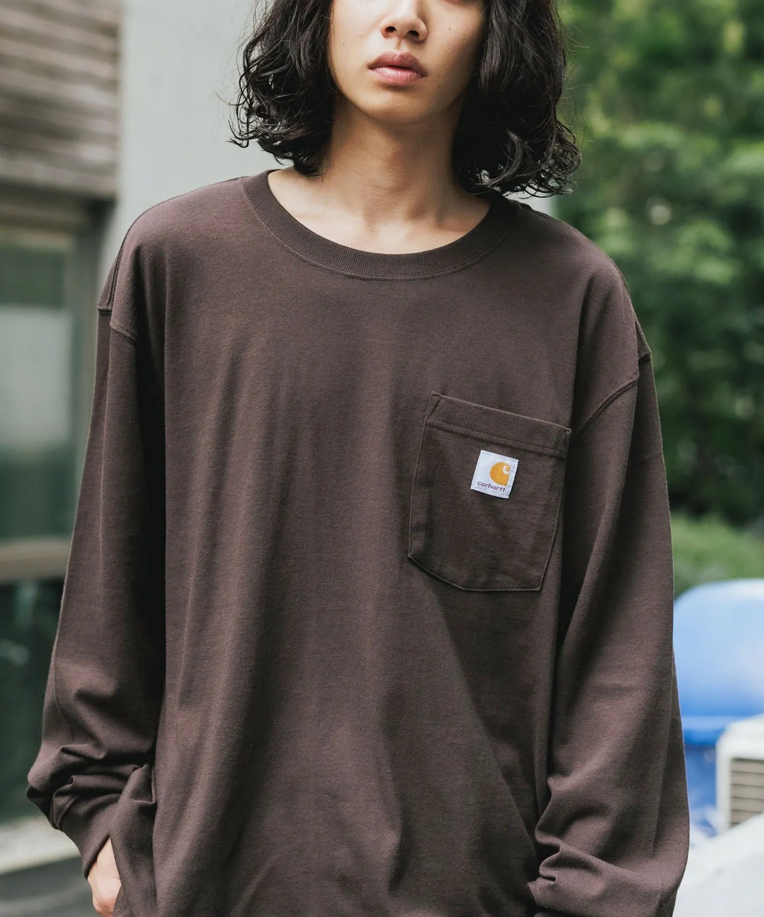 WORKER POCKET LS T-SHIRTS （K126）