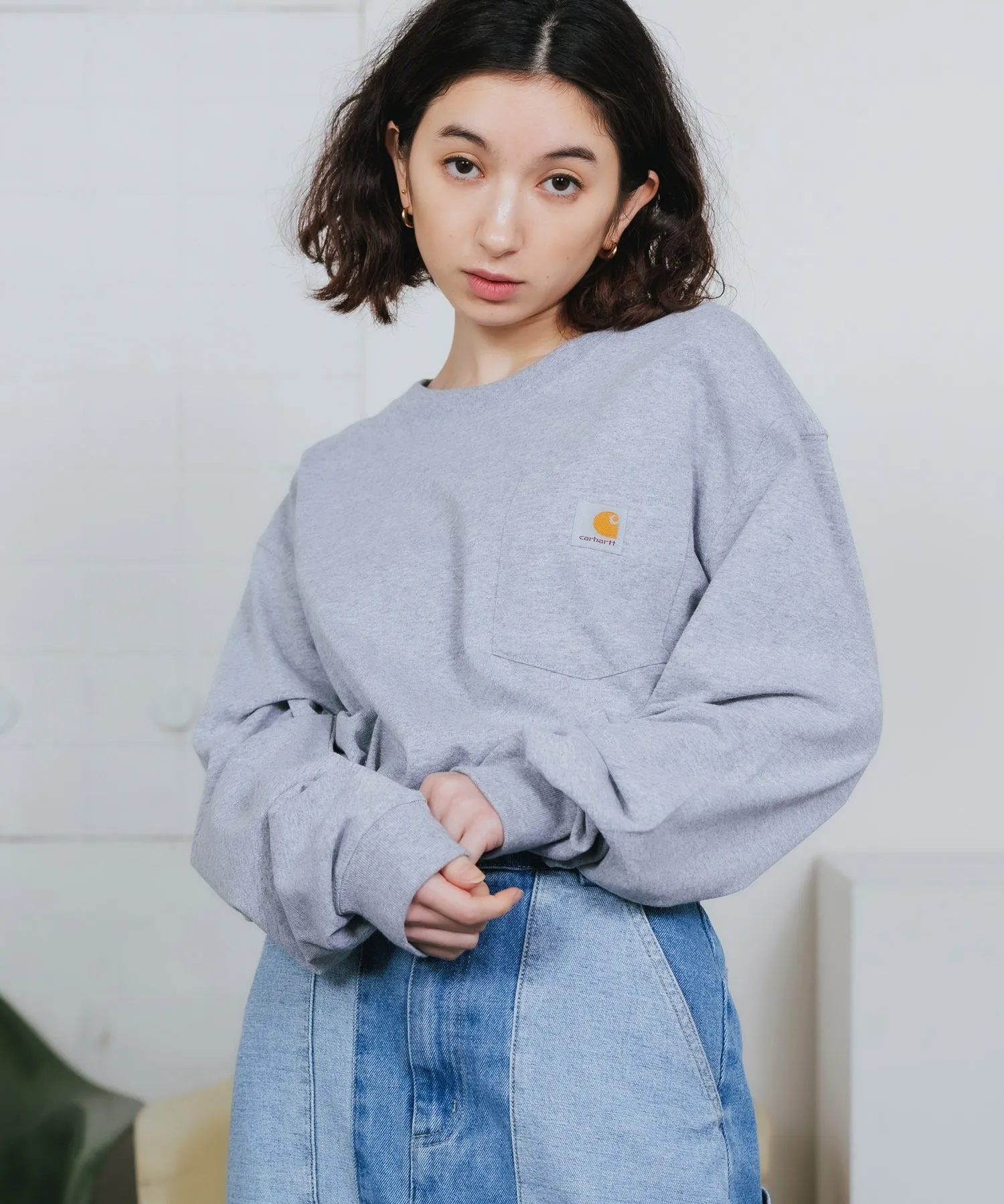 WORKER POCKET LS T-SHIRTS （K126）
