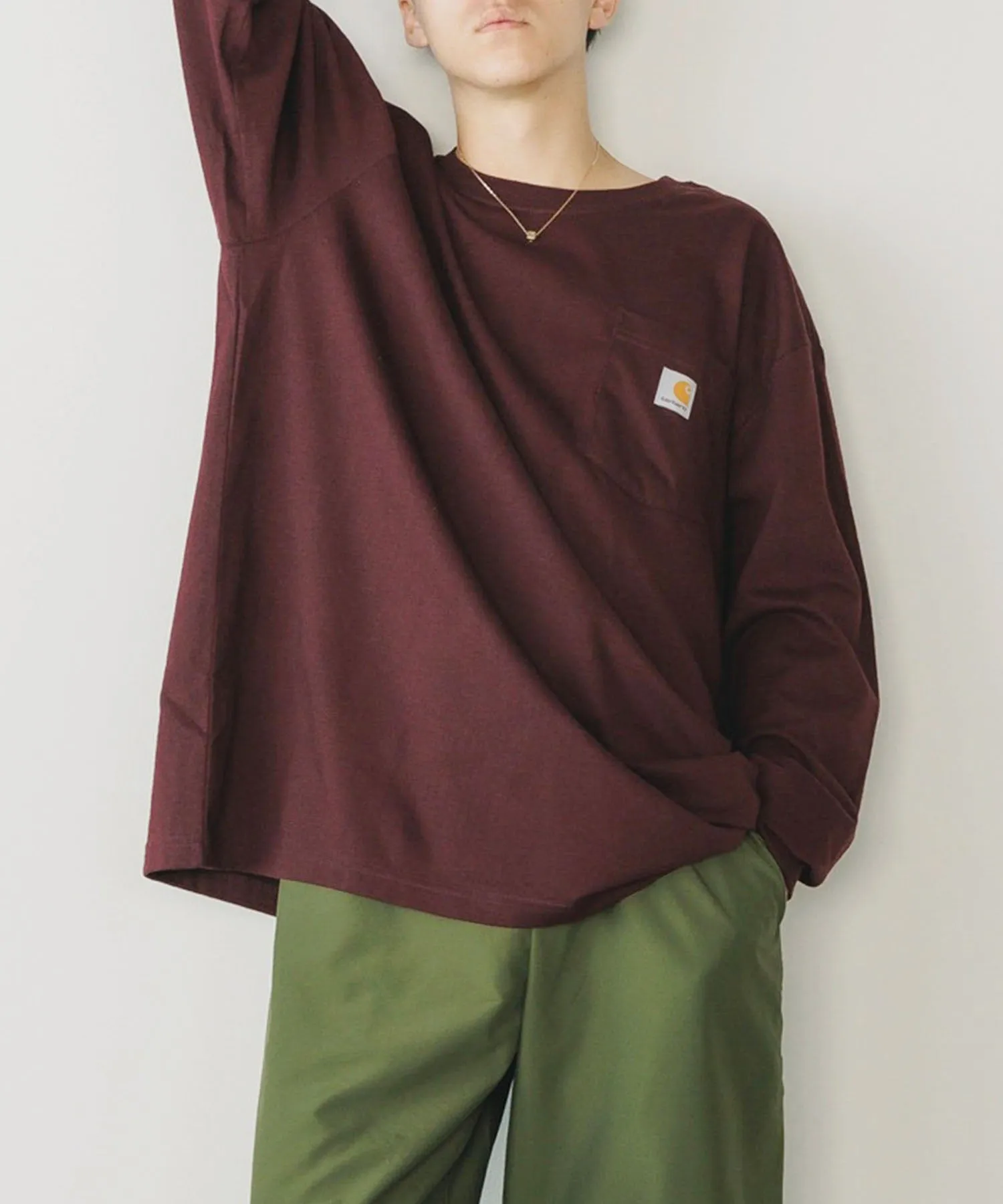 WORKER POCKET LS T-SHIRTS （K126）