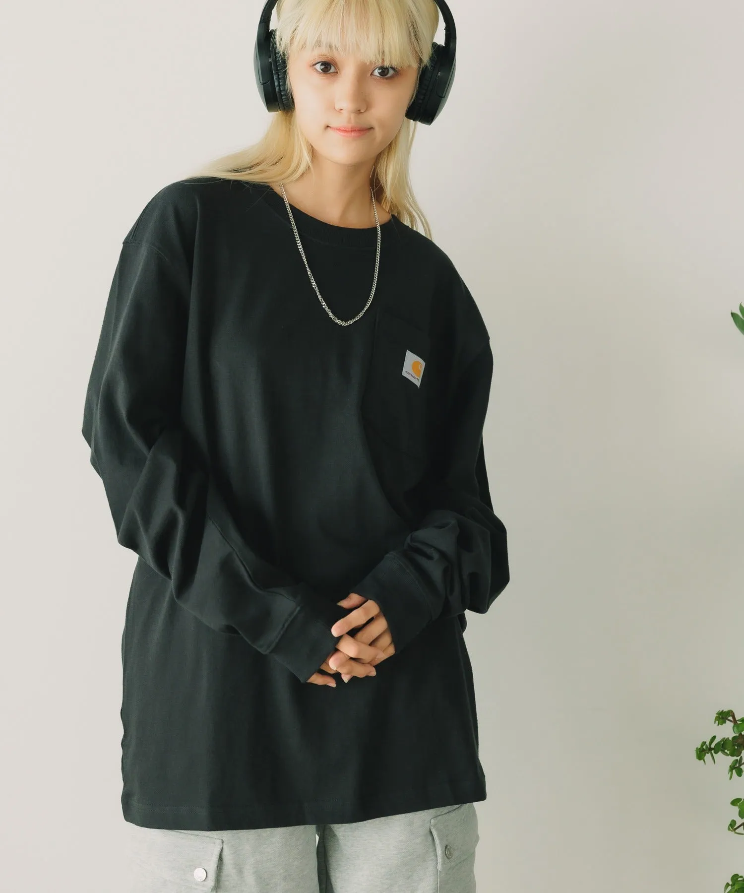 WORKER POCKET LS T-SHIRTS （K126）