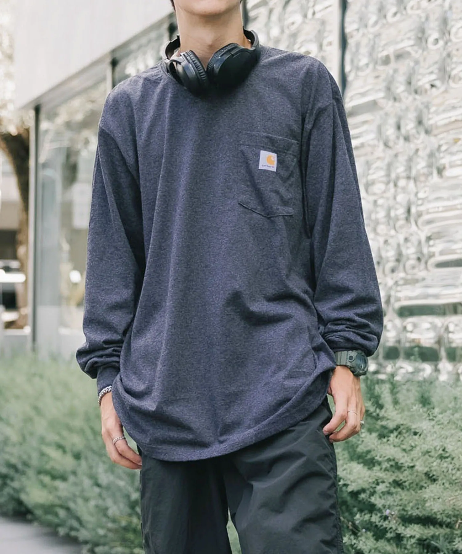 WORKER POCKET LS T-SHIRTS （K126）