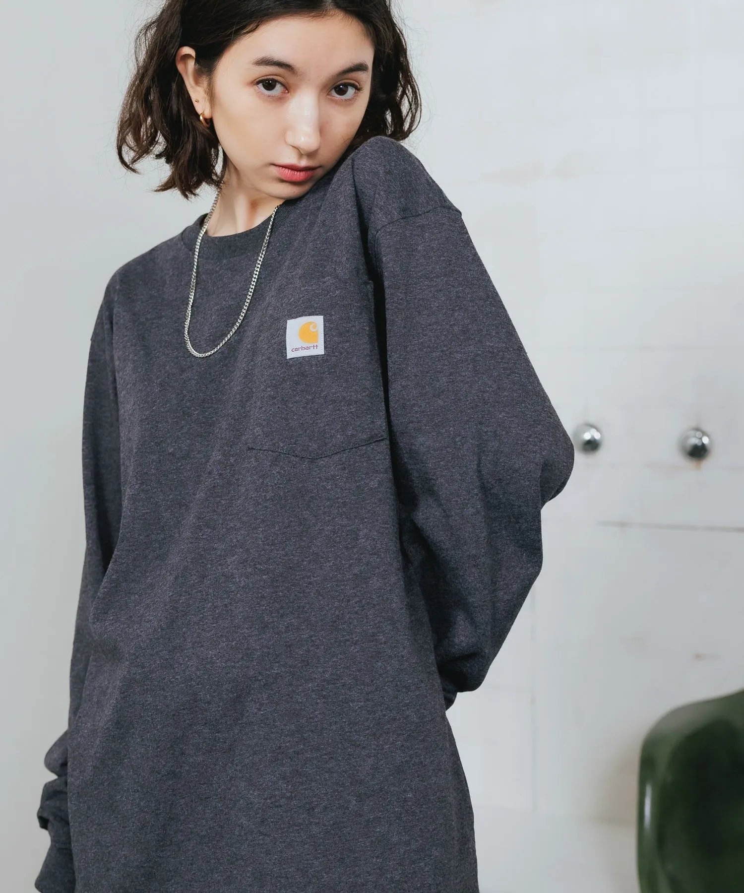 WORKER POCKET LS T-SHIRTS （K126）