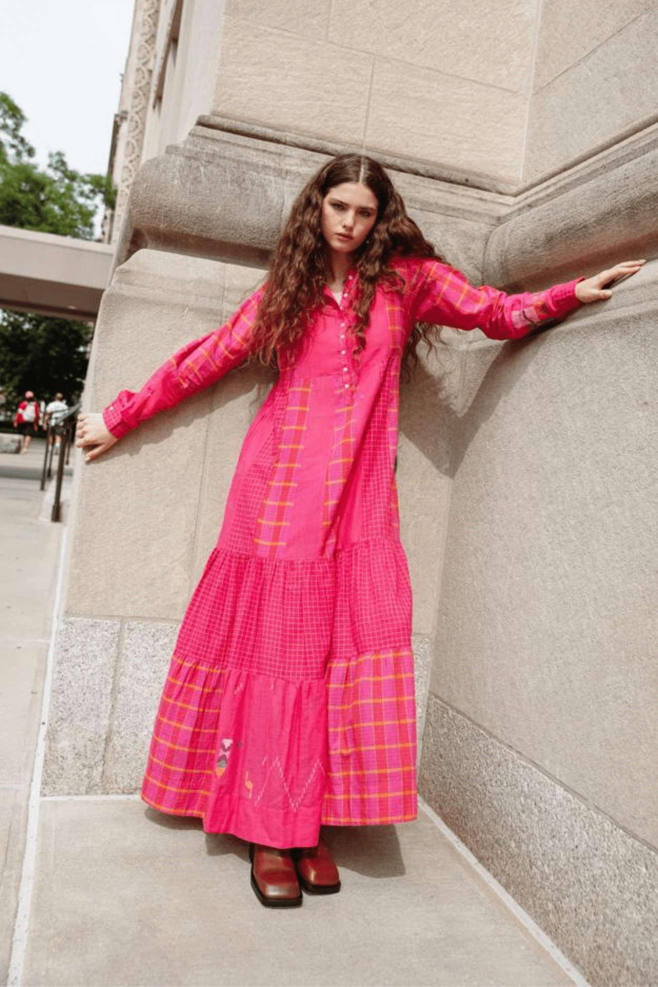 Chelsea Dress Fuchsia Farm Air