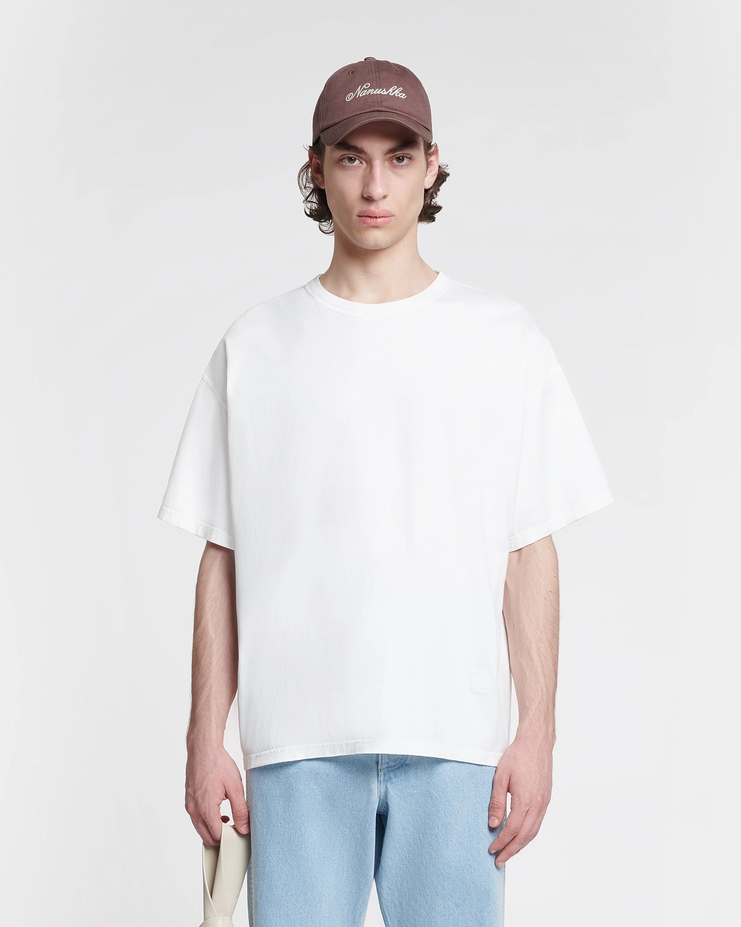 Wren - Embroidered Cotton-Jersey T-Shirt - Off White summer look Comfy Layer