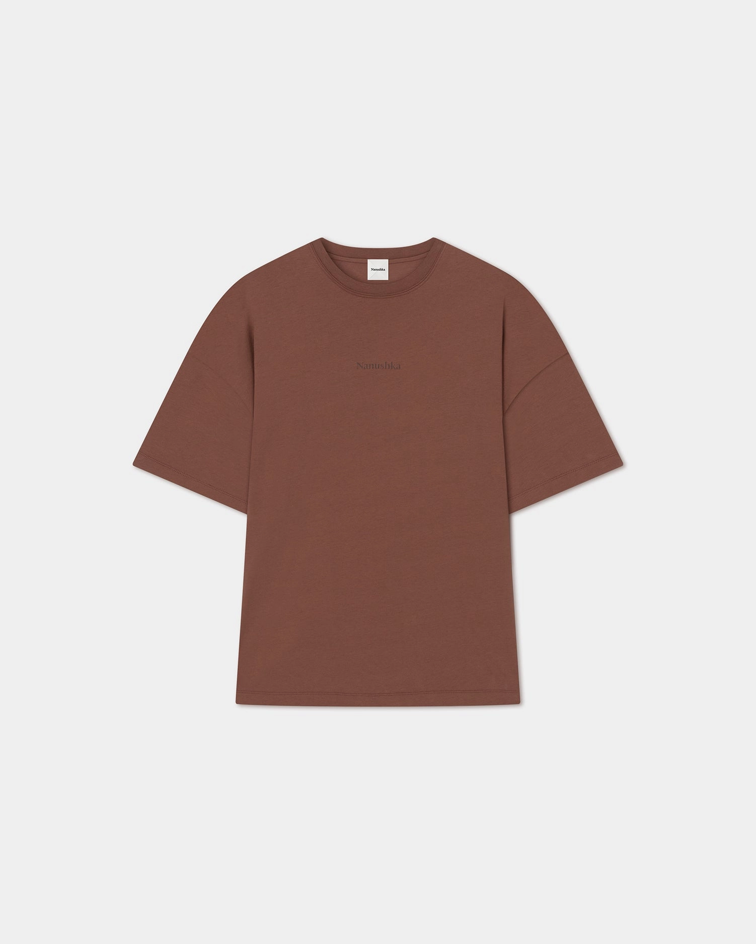 Wren - Printed Cotton-Jersey T-Shirt - Rust/Poppyseed Cake Double Chest Pocket Tear Resistant