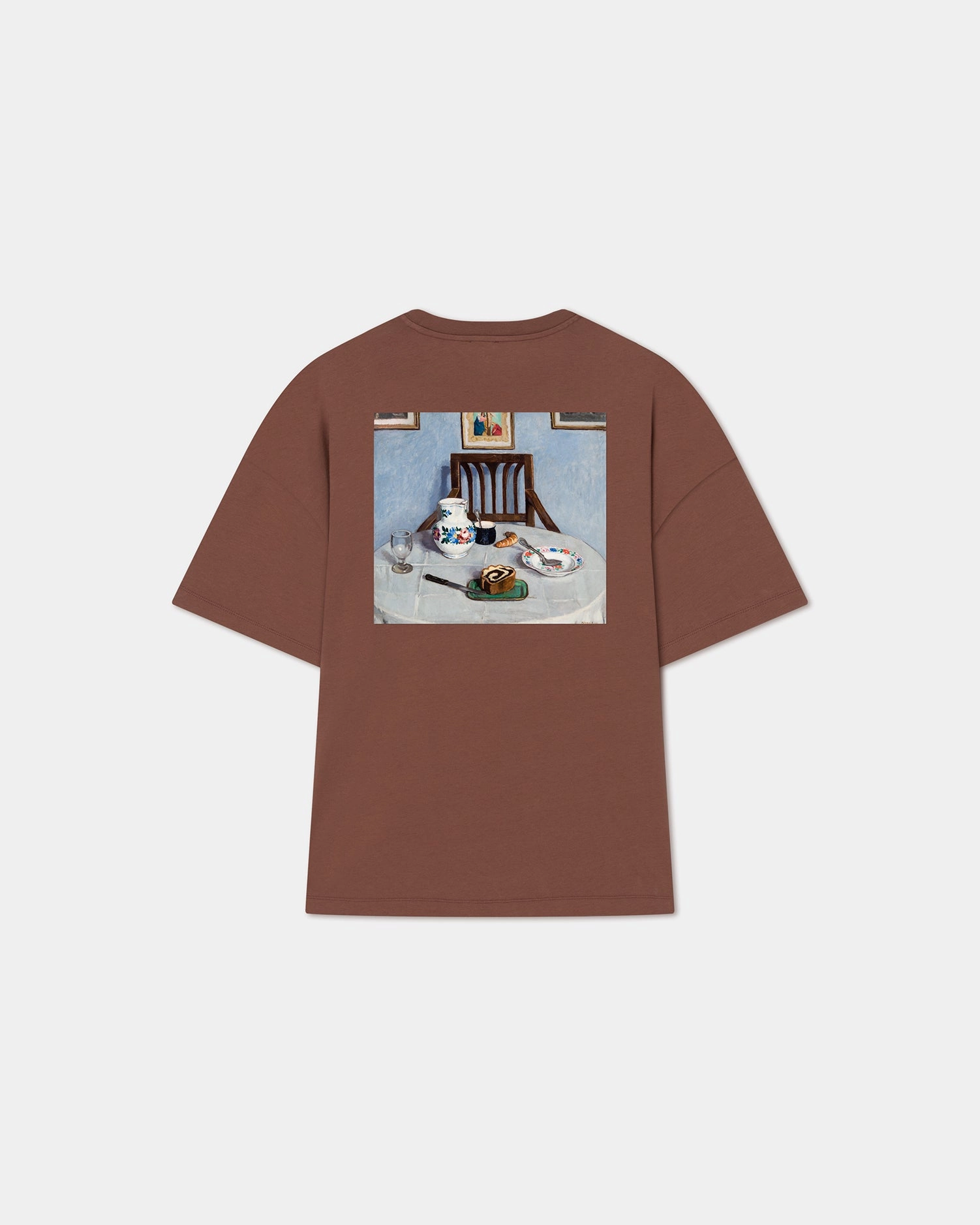 Wren - Printed Cotton-Jersey T-Shirt - Rust/Poppyseed Cake TemperatureRegulating