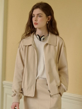 Chloe Polo Collar Cotton Cardigan Lightweight Knit Wardrobe Classic