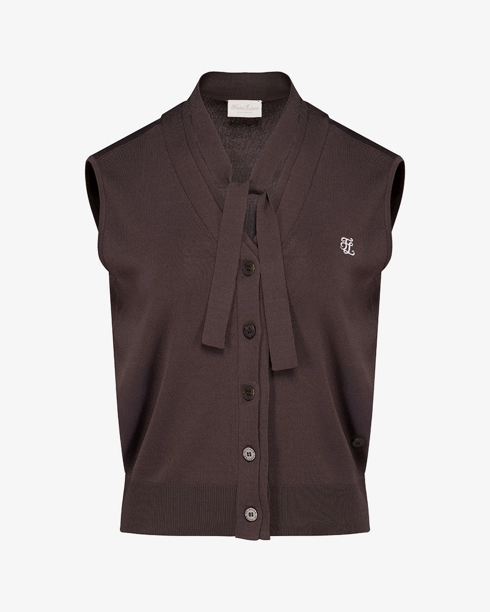 2-Way tie knit vest - Cocoa Weather Adaptive Ventilation Multipurpose Layering