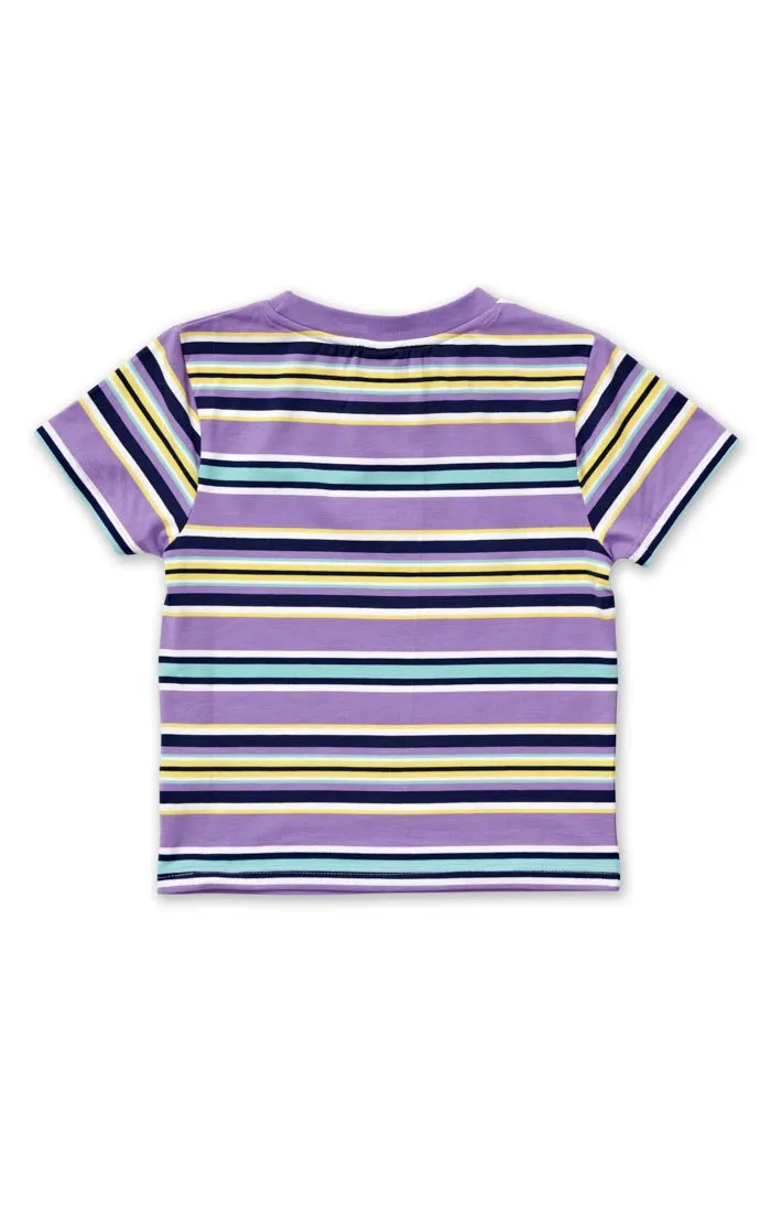 X-girl Striped Ringer Baby Tee