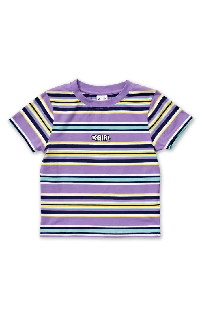 X-girl Striped Ringer Baby Tee