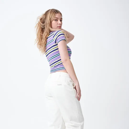 X-girl Striped Ringer Baby Tee