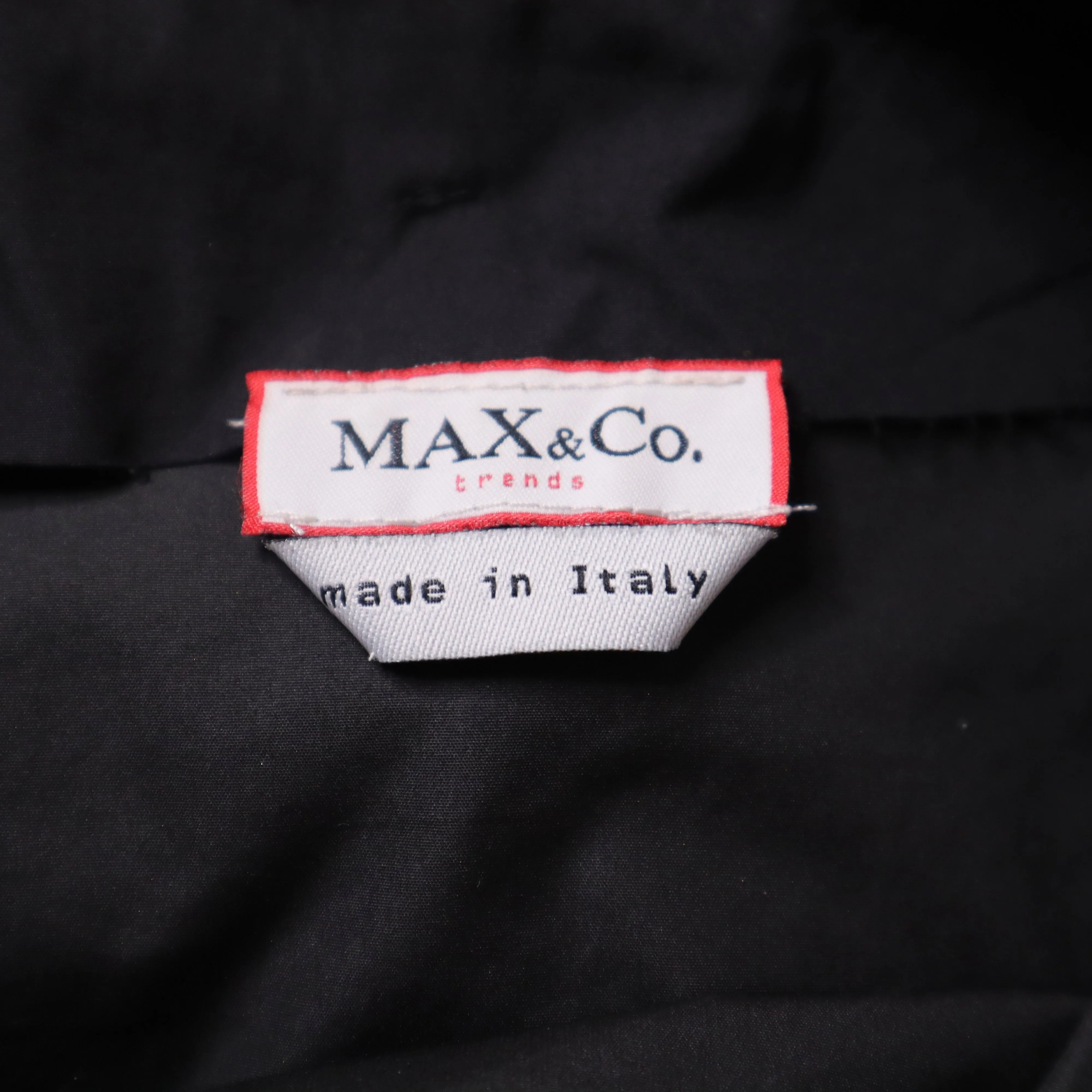 Y2K Italian Asymmetrical Black Midi Skirt (S)