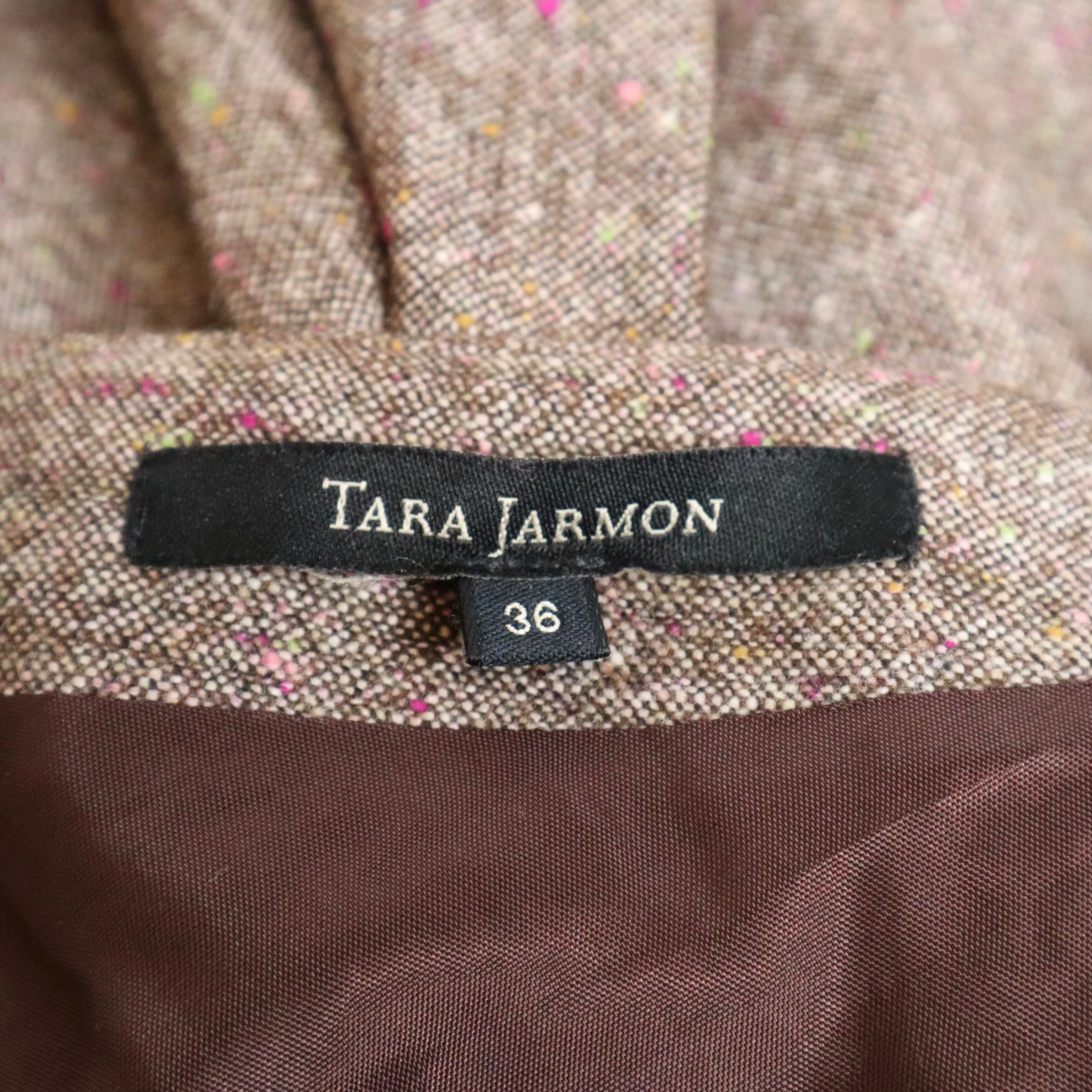 Y2K TARA JARMON Tweed Skirt (S)
