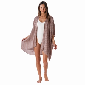 Yao Tribal Print Kimono TaglessNecklineComfort Mesh Lining