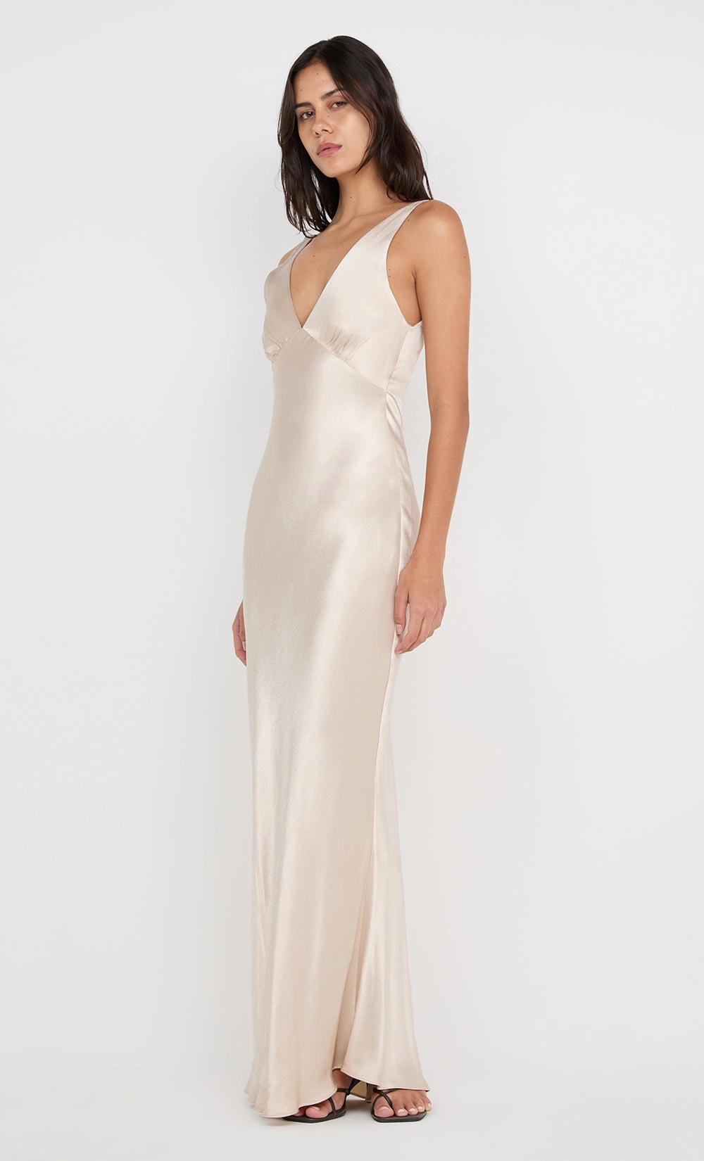 Fit Clean Ruched-Detail MOON DANCE VERONA DRESS - SAND
