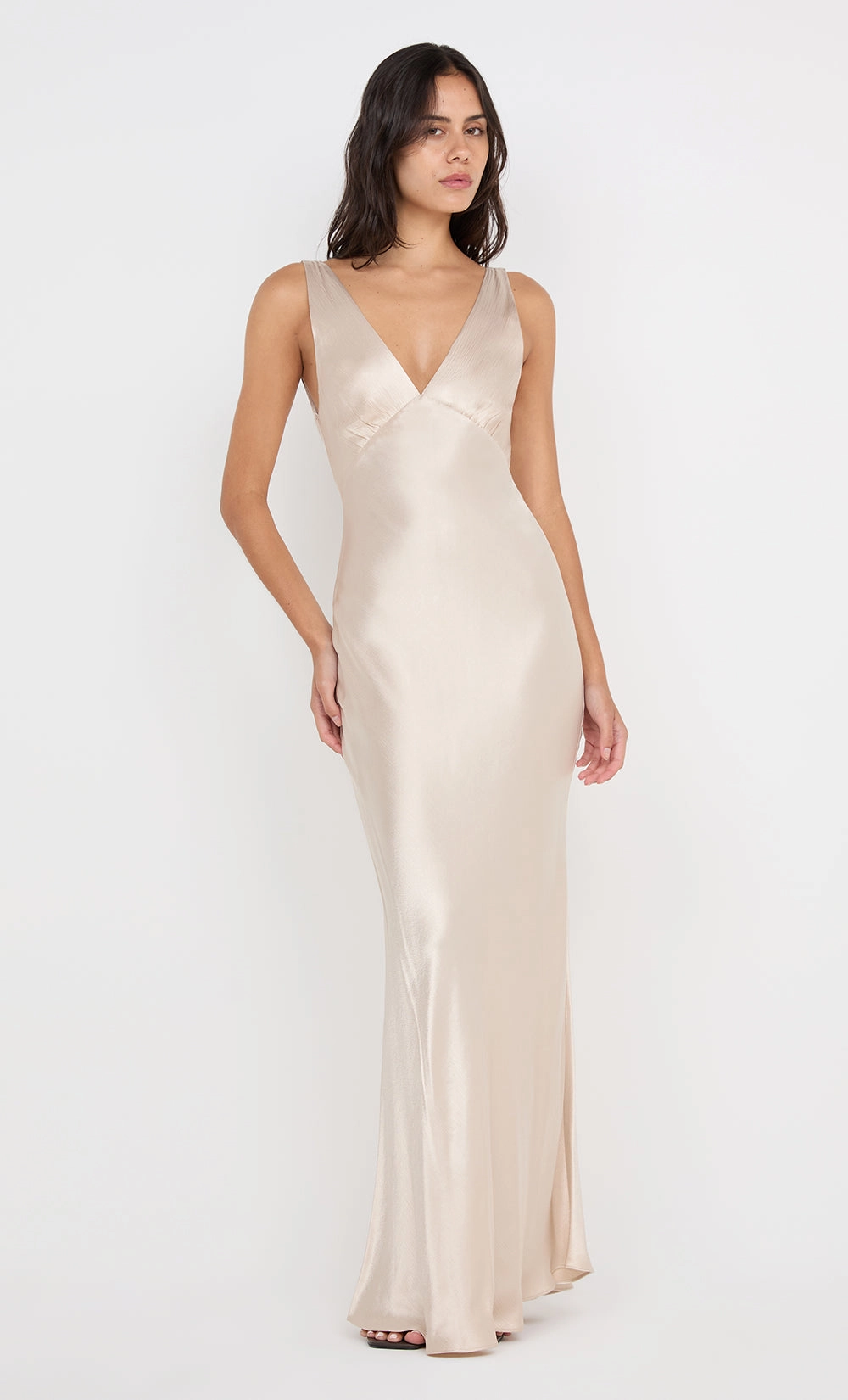 MOON DANCE VERONA DRESS - SAND Snag-Resistant