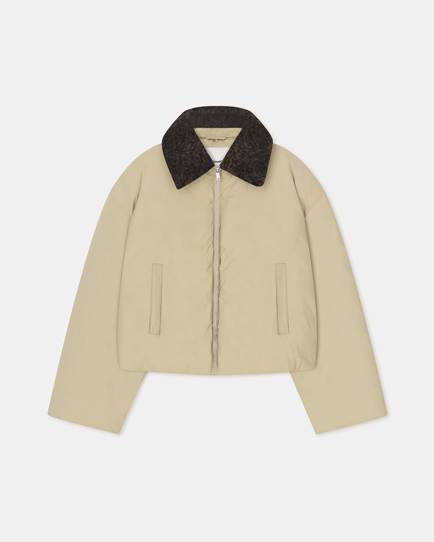 Zacharie - Faux Fur and Tech Nylon Jacket - Sage/Black AthleticPerformance Quick Dry Inner Layer