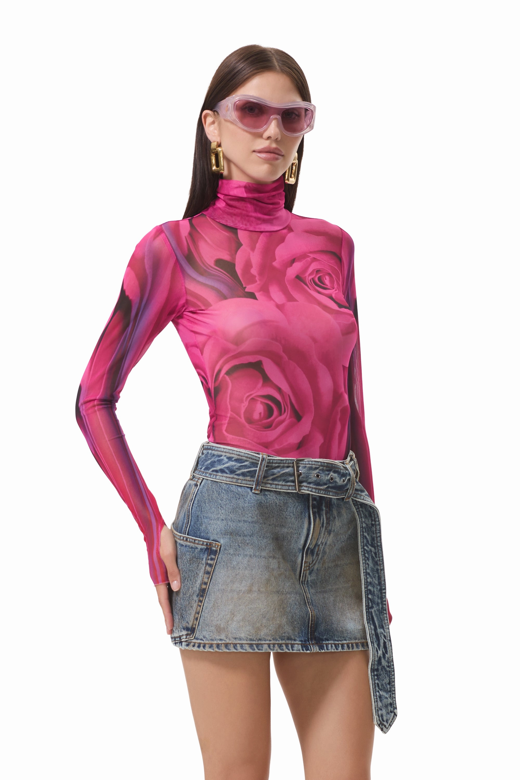 TaglessLabel Zadie Top - Fuchsia Rose
