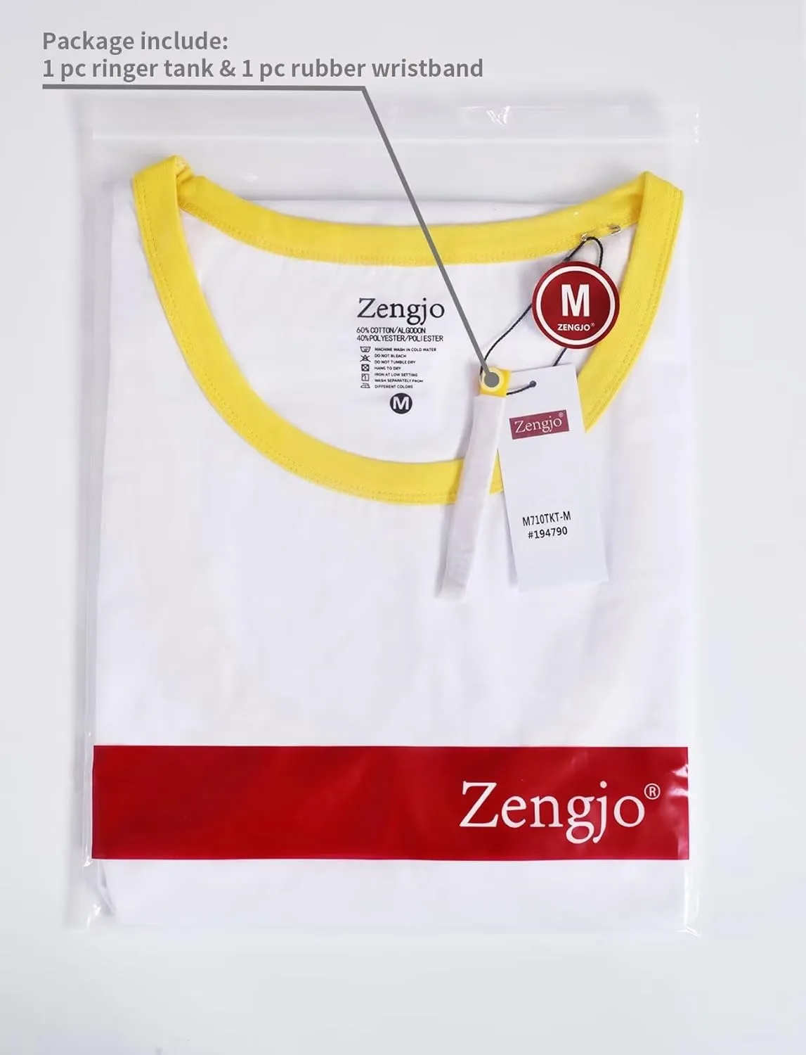 Zengjo Tank Tops for Men Athletic Jersey Ringer Tanks for Sports Sleeveless Shirts
