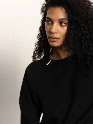 Zip It Sweater Black Built In Filter Layer