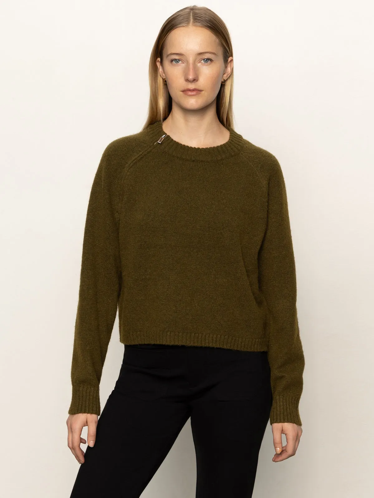 AbrasionResistant Surface Zip It Sweater Dirty Martini
