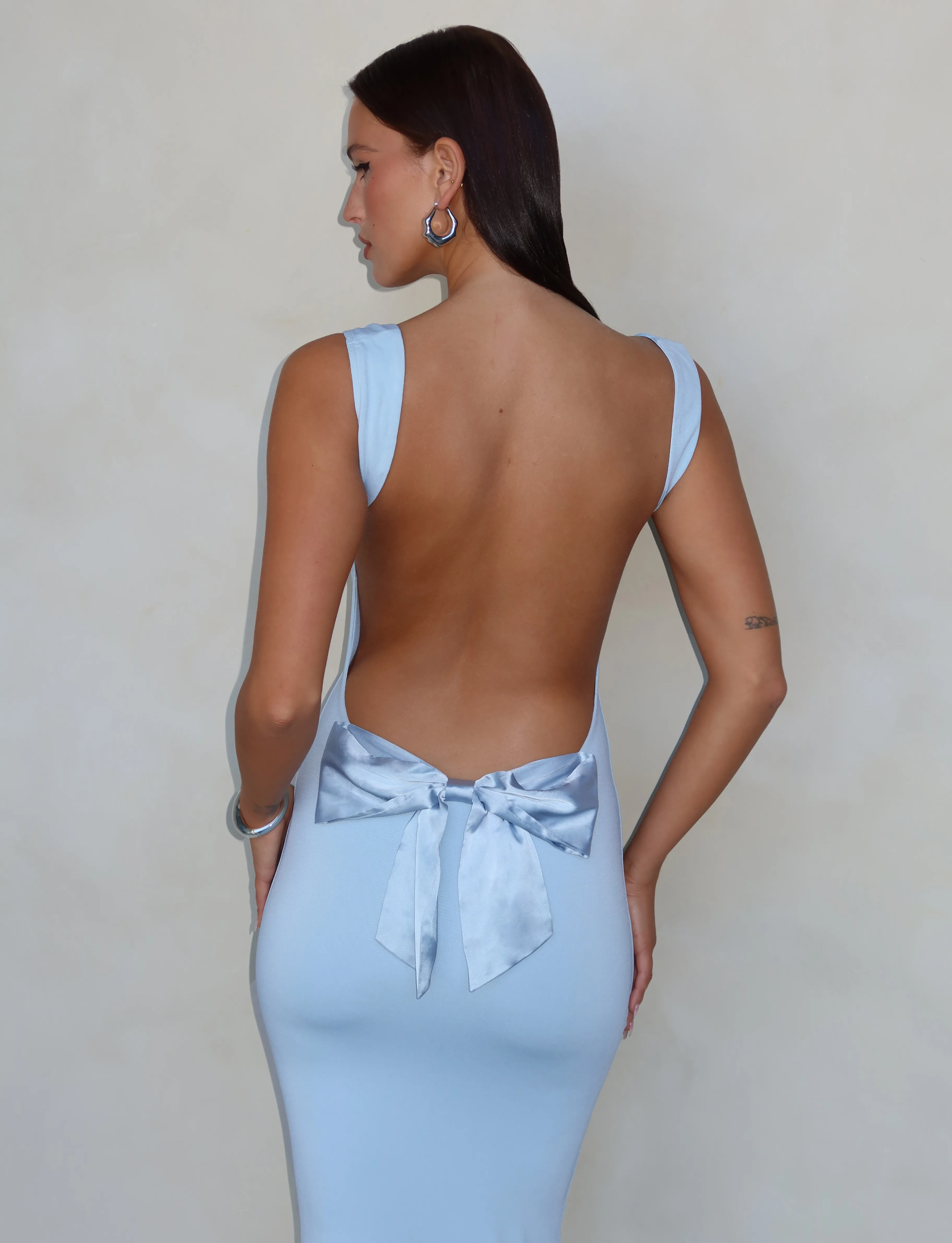 ZITA DRESS - BLUE : BABY BLUE Easy Pretty