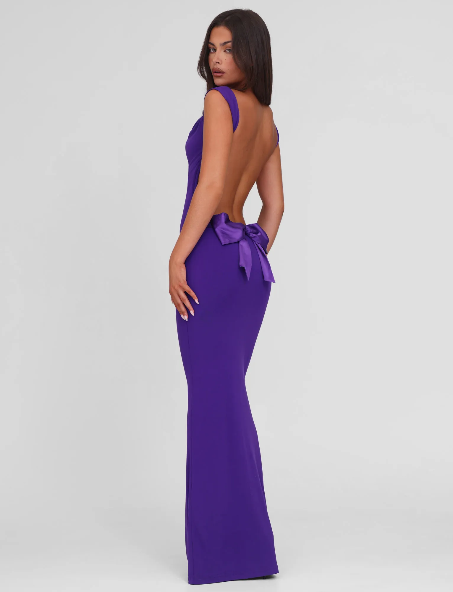 Effortless Vibe All-Purpose Wear ZITA MAXI DRESS - PURPLE