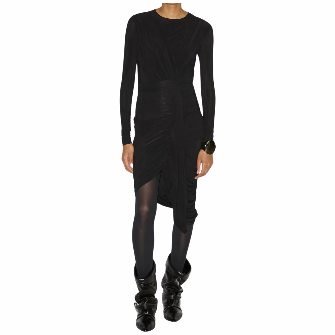 Zorah Draped Dress Cool Elegance EcoFriendlyDye